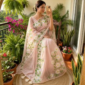 premium-floral-semi-moslin-handpainted-saree